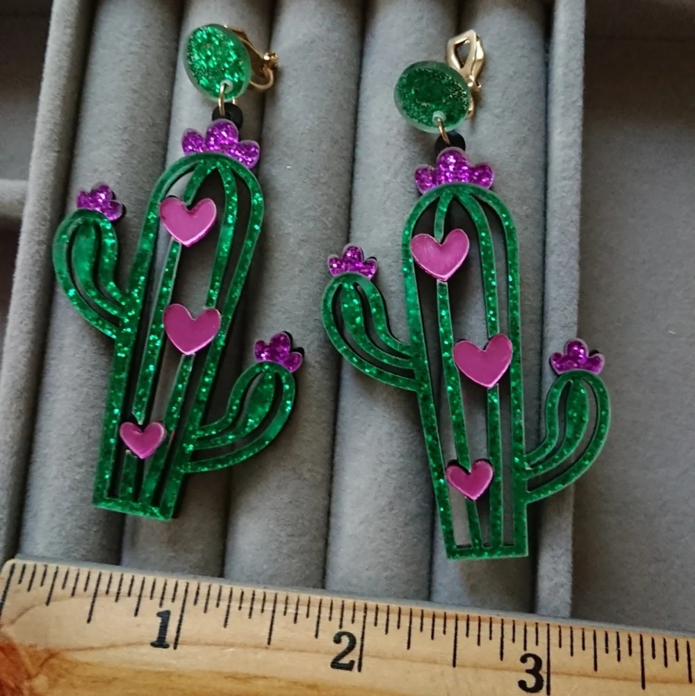 earrings add playful